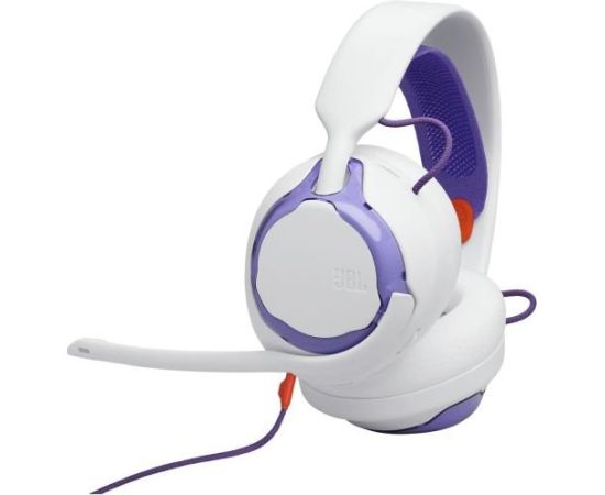 JBL Quantum 250 Spēļu vadu Austiņas ar mikrofonu baltas Austiņas
