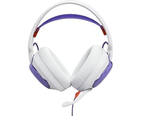 JBL Quantum 250 Spēļu vadu Austiņas ar mikrofonu baltas Austiņas
