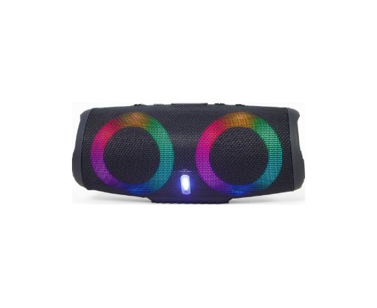 Skaļrunis Gembird Bluetooth LED Speaker Black Bezvadu skaļruņi