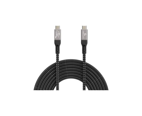 Kabelis Gembird Premium USB4 240W Type-C Male - Type-C Male 0.5m Дата USB-кабели