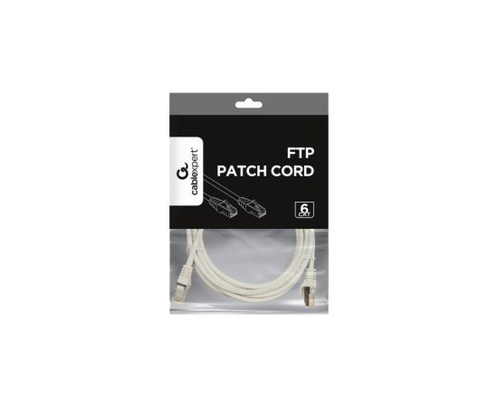 Kabelis Gembird FTP Cat6 Patch Cord 3m White Tīkla vadi