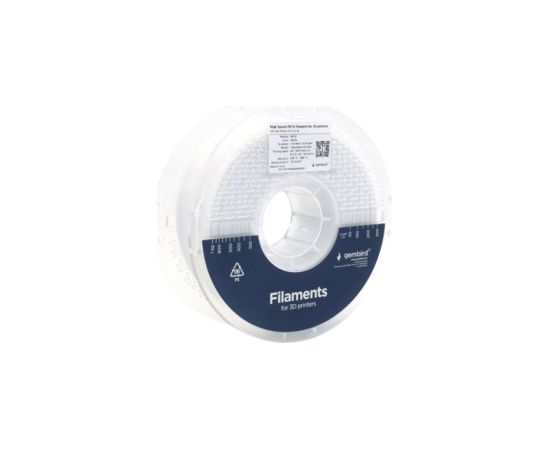 3D Drukas Elements Gembird PETG White 1.75mm 1kg 3D Printeri un lāzergravētāji