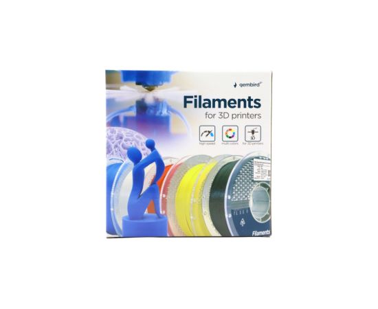 3D Drukas Elements Gembird PETG White 1.75mm 1kg 3D Printeri un lāzergravētāji