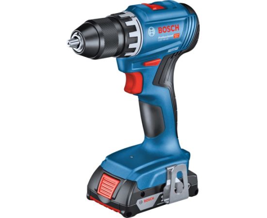 Bosch combination set cordless drill/screwdriver GSR 18V-45 + cordless hammer drill GBH 18V-22 (blue, 2x Li-ion battery 4.0Ah, tool bag) Новинки Для дома и сада 
