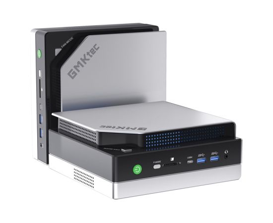 GMKtec EVO-X2 Ryzen AI Max+ 395 Mini PC with 64GB RAM, 1TB SSD, and Windows 11 Pro Personālie datori