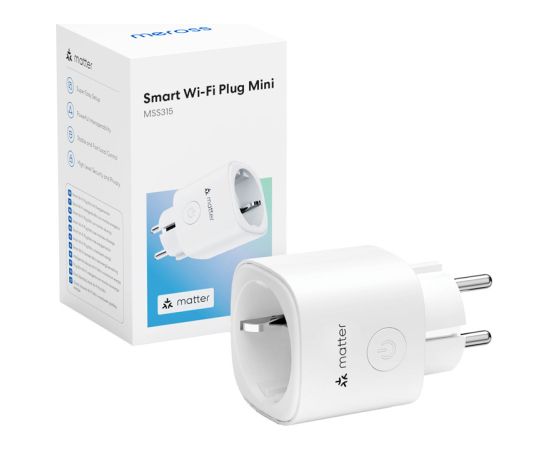 MEROSS MSS315CFH-EU Smart Plug with Energy Monitoring (Matter) (Set of 4) Viedās rozetes