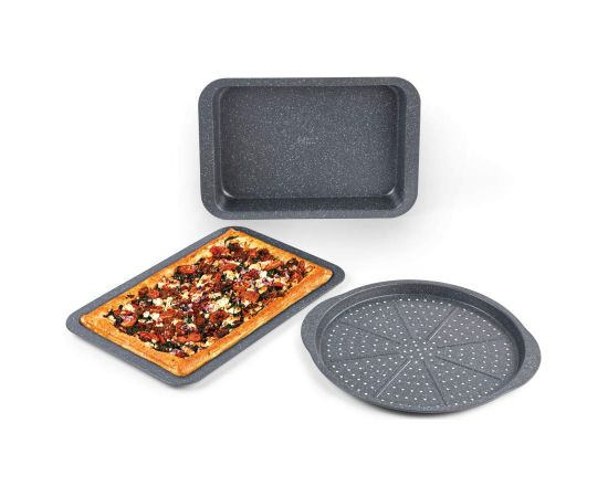Russell Hobbs RH03756 Metallic Marble 3 Piece Backware Set формы для выпечки
