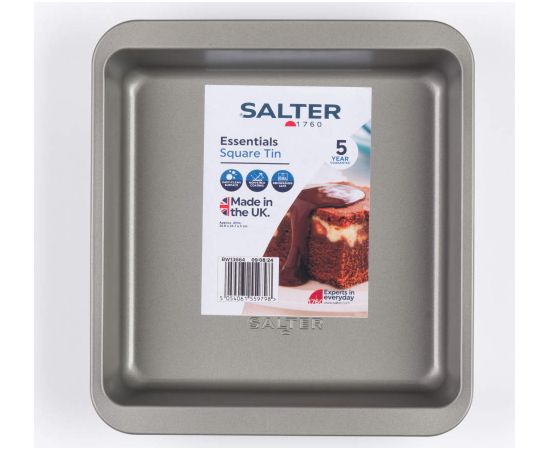Salter BW13664 Essentials 26cm Square Baking Tin Cepšanas formas
