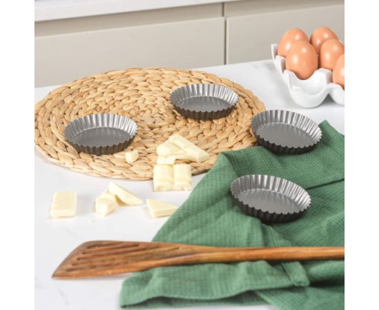 Salter BW14469 Essential 4 Piece Fluted Tin Set формы для выпечки