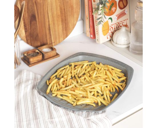 Salter BW08473G1EU7 Marblestone 38cm Chip Tray формы для выпечки