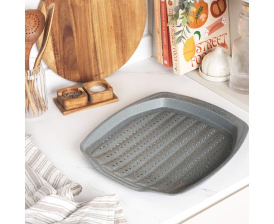 Salter BW08473G1EU7 Marblestone 38cm Chip Tray формы для выпечки
