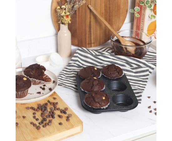 Salter BW07035BRMFOB Megastone 6 Cup Muffin Pan формы для выпечки