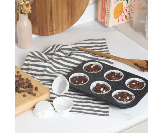 Salter BW07035BRMFOB Megastone 6 Cup Muffin Pan формы для выпечки