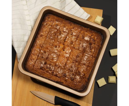 Russell Hobbs RH02148GEU7 Opulence square pan 22cm gold формы для выпечки
