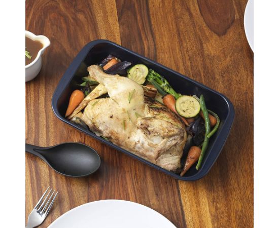 Russell Hobbs RH01143EU Glass Roaster 29cm navy формы для выпечки
