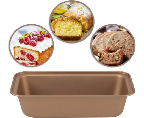 Russell Hobbs RH021471GEU7 Opulence loaf tin 28cm gold формы для выпечки