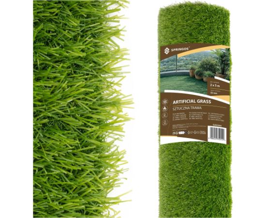 Springos Искусственная трава 2 x 5 м GA0264 Новости, мебель, дом