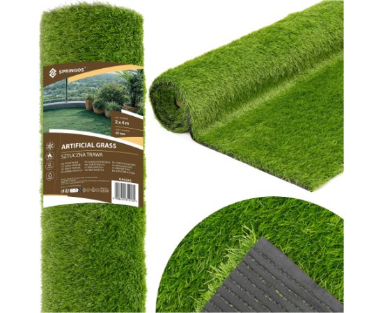 Springos Искусственная трава 2 x 4 м GA0263 Новости, мебель, дом