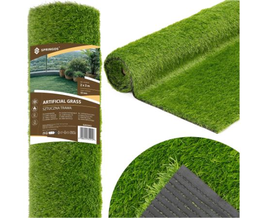 Springos Искусственная трава 2 x 3 м GA0262 Новости, мебель, дом