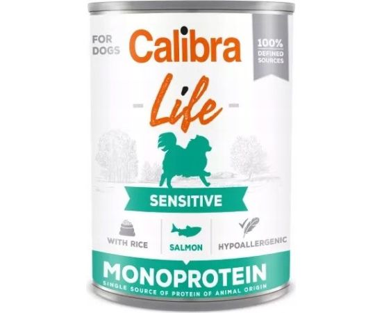 Calibra Calibra Life Dog Monoprotein Salmon - mokra karma dla psa - 400 g Suņu barība