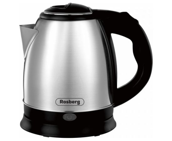 Elektriskā tējkanna Rosberg 555R51230J, 1500W, 1L, nerūsējošā tērauda korpuss Tējkannas (elektriskās)