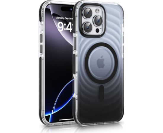 Evelatus Apple  iPhone 15 Pro EchoWave Clear MagSafe Black Neoriģinālie Maciņi