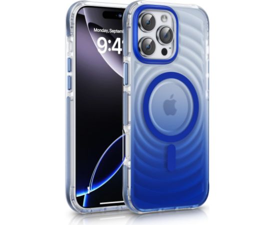 Evelatus Apple  iPhone 15 EchoWave Clear MagSafe Blue Neoriģinālie Maciņi