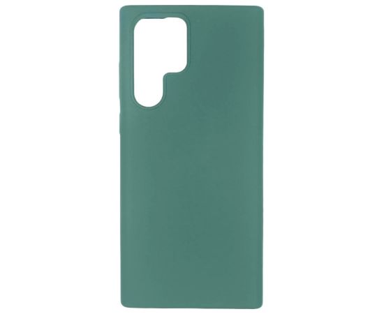 Evelatus Samsung  Galaxy S22 Ultra Premium Soft Touch Silicone Case Green Neoriģinālie Maciņi