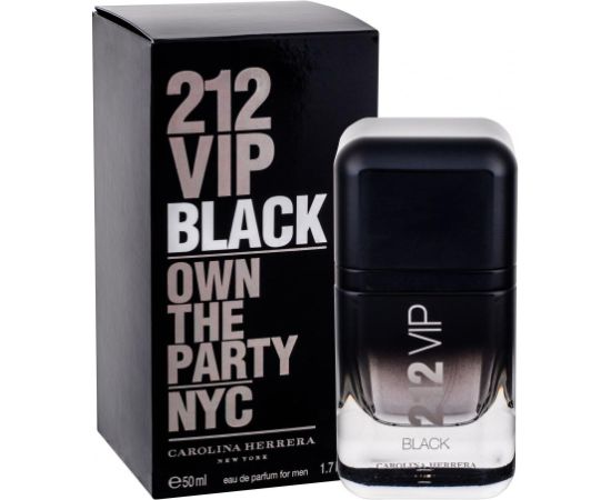 Carolina Herrera, 212 VIP Black, Eau De Parfum, For Men, 50 ml Smaržas - NESAKĀRTOTS