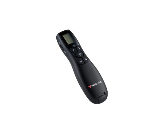 Prezenteris Verbatim 2.4GHz Melns 2xAAA LCD display Peles, ievadierīces