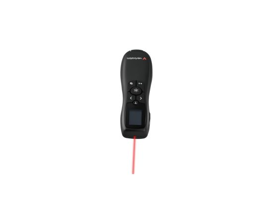 Prezenteris Verbatim 2.4GHz Melns 2xAAA LCD display Peles, ievadierīces