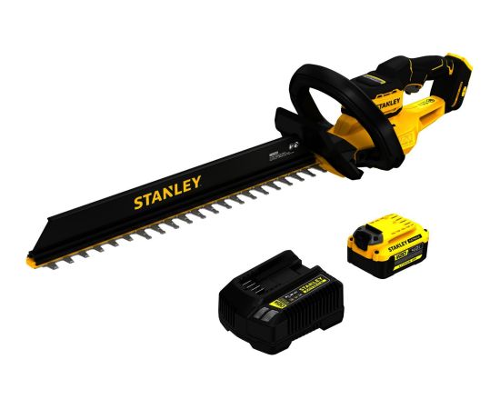 Stanley cordless hedge trimmer (STCHT8255M1-QW), 18 volts (black/yellow, Li-ion battery 4.0 Ah) Новинки Для дома и сада 