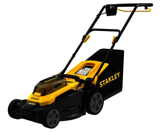 Stanley V20 cordless lawnmower 36Volt (2x18V) (black/yellow, without battery and charger) Новинки Для дома и сада 