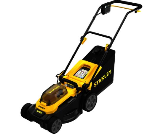 Stanley V20 cordless lawnmower 36Volt (2x18V) (black/yellow, without battery and charger) Новинки Для дома и сада 