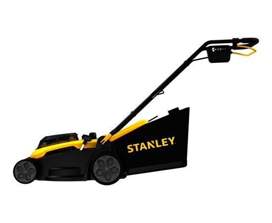 Stanley V20 cordless lawnmower 36Volt (2x18V) (black/yellow, 2x Li-ion battery 4.0Ah) Новинки Для дома и сада 