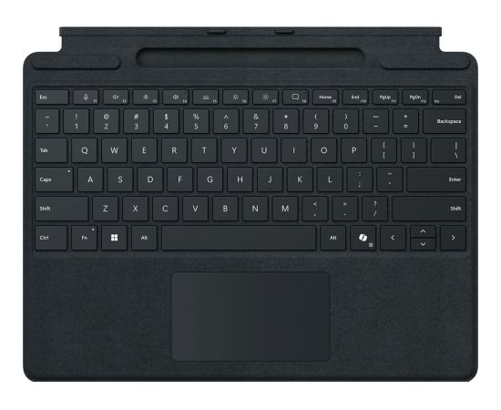 Microsoft Surface Pro Keyboard with Pen Storage (Black, DE Layout, for Surface Pro (11th Edition)/10 for Business/9/8) Klaviatūras