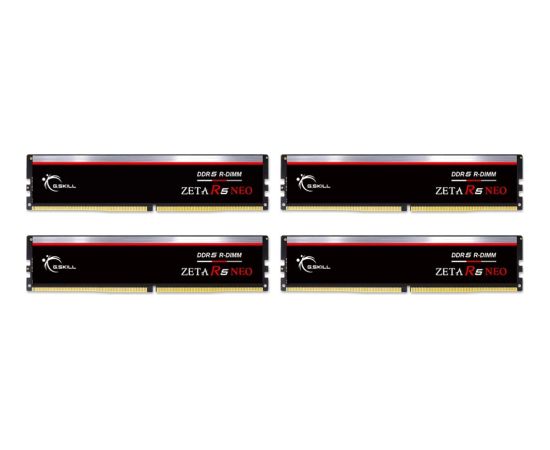 G.Skill RIMM 128 GB DDR5-6400 (4x 32 GB) Quad Kit ECC (black, F5-6400R3239G32GQ4-G5N, Zeta R5 Neo, Registered, AMD EXPO) RAM Operatīvā atmiņa