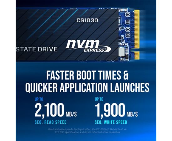 Pny Technologies Dysk SSD PNY CS1030 2TB M.2 2280 PCI-E x4 Gen3 NVMe SSD Cietie Diski (Solid state drive)