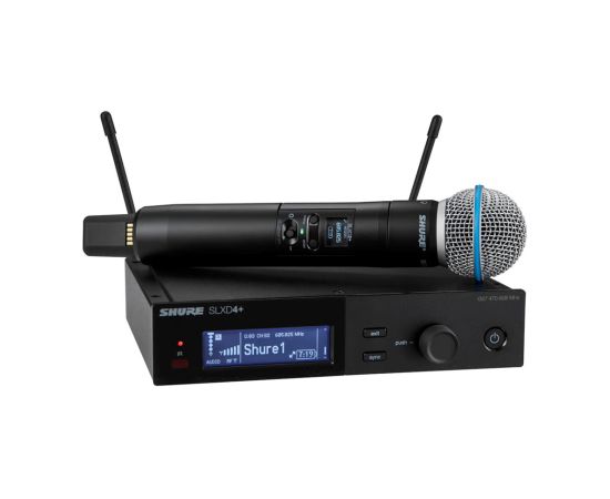 Shure SLXD24+E/B58 - Mikrofon bezprzewodowy z kapsułą Beta 58A Mikrofoni