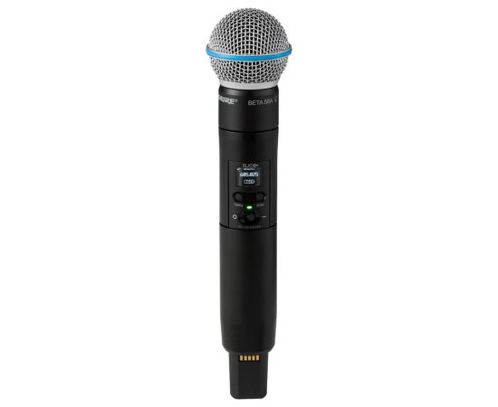 Shure SLXD24D+E/B58 - Podwójny system bezprzewodowy z kapsułami Beta 58 Mikrofoni
