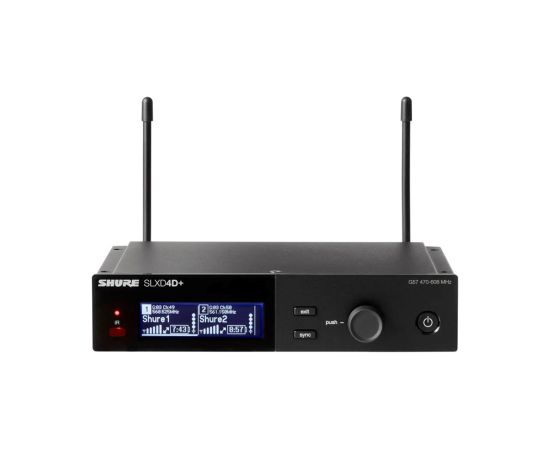 Shure SLXD24D+E/B58 - Podwójny system bezprzewodowy z kapsułami Beta 58 Mikrofoni