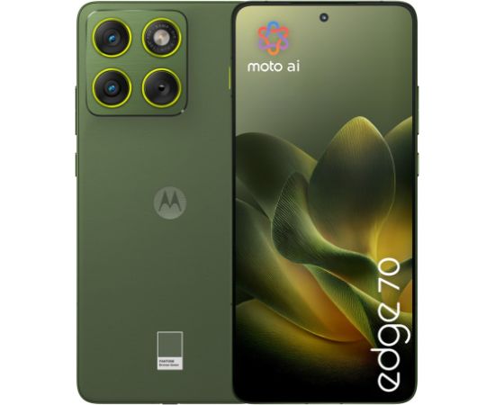Motorola edge 70 17 cm (6.7") Dual SIM Android 16.0 5G USB Type-C 12 GB 512 GB 4800 mAh Green Мобильные телефоны