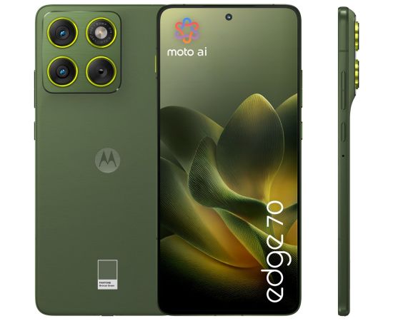 Motorola edge 70 17 cm (6.7") Dual SIM Android 16.0 5G USB Type-C 12 GB 512 GB 4800 mAh Green Мобильные телефоны