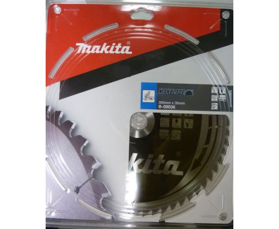 Griešanas disks kokam Makita; 305x2,3x30,0 mm; Z60; 5° Zāģripas