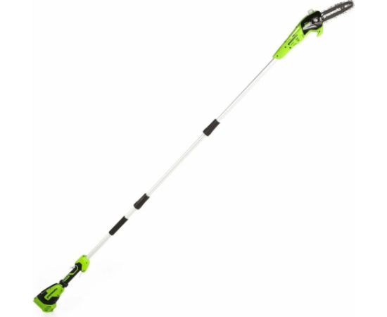 Teleskopiskā zaru zāģa piederums Greenworks PS24B00-01; 24 V; 20 cm (bez akumulatora un lādētāja) Пилы