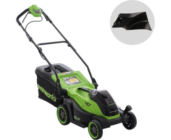 Akumulatora zāles pļāvējs Greenworks LM3604A1; 40 V; 36 cm (bez akumulatora un lādētāja) Газонокосилки
