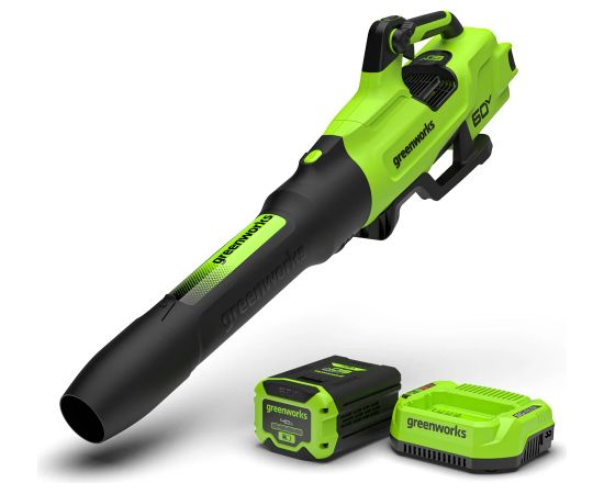 Akumulatora lapu pūtējs Greenworks BL2206HA2; 60 V; 1x4,0 Ah akum. Lapu pūtēji 