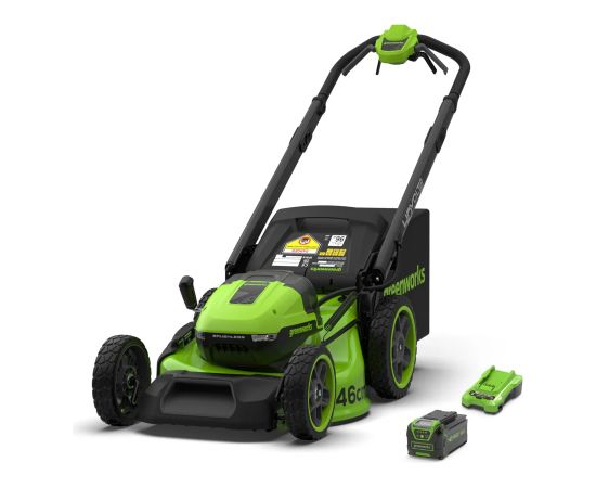 Akumulatora zāles pļāvēja pašgājējs Greenworks MO40L416-01; 40 V; 46 cm; 1x4,0 Ah akum. Газонокосилки