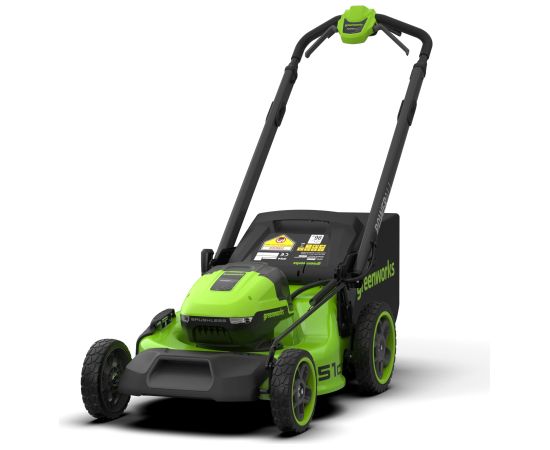 Akumulatora zāles pļāvēja pašgājējs Greenworks LM5102SA1; 48 V; 51 cm (bez akumulatora un lādētāja) Газонокосилки