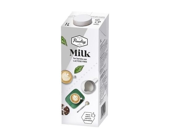 Piens PAULIG UHT, dabīgs, nesatur laktozi, 1l ( Gab. x 10 ) Kafija, kapsulas